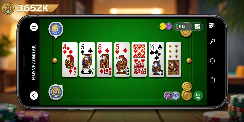 Tampilan permainan domino yang seru di 365ZK.
