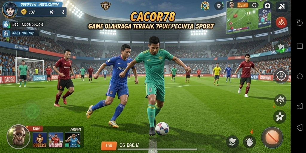 Tangkapan layar menunjukkan gameplay mendebarkan di CACOR78.