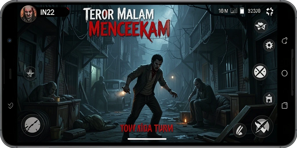 Tampilan menyeramkan dari gameplay IN22 yang menegangkan.