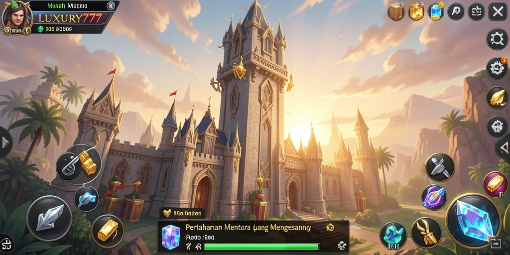 Tangkapan layar gameplay LUXURY777 yang menarik dan menegangkan.