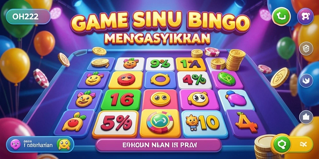 Screenshot gameplay OH222 menampilkan suasana permainan Bingo yang seru.