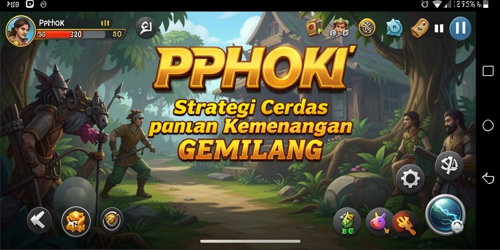 Screenshot gameplay PPHOKI menampilkan strategi mendalam dan pertempuran seru.