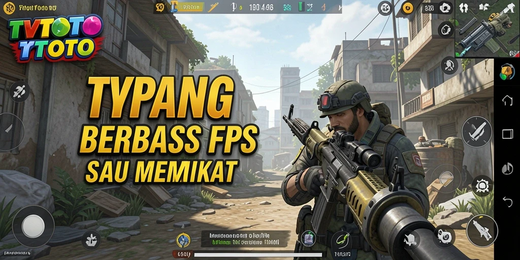 Screenshot utama TVTOTO menampilkan aksi tembak-menembak yang mendebarkan dalam gameplay FPS.