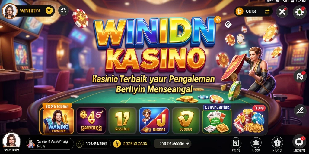 Gameplay menarik dalam aplikasi Kasino WINIDN yang mengasyikkan.